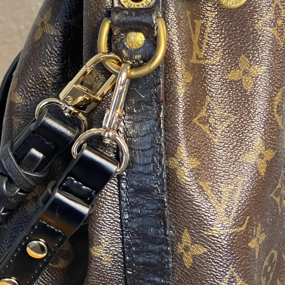 🔥Vintage LOUIS VUITTON Petit Noe Drawstring Shoulder Bag Monogram Leather - Picture 13 of 14